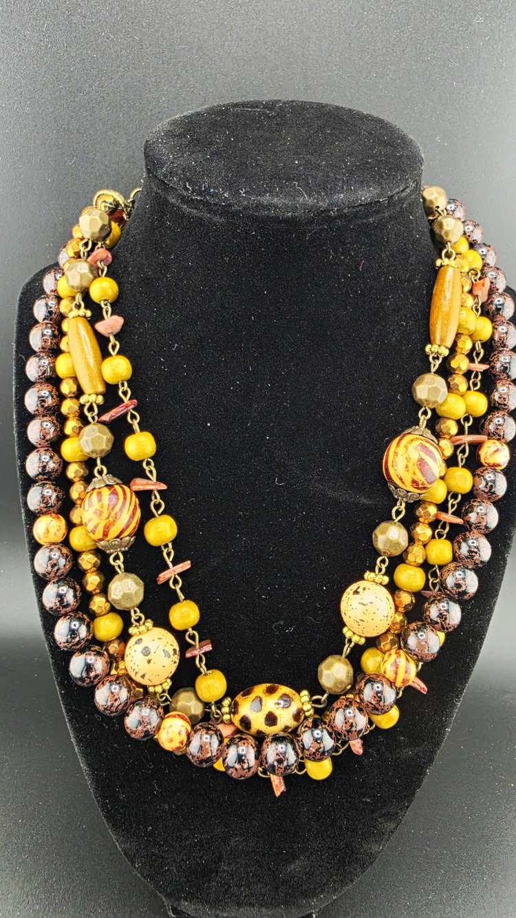 "Into the Wild" multi-strand statement necklace from Premier Designs